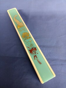 昭和レトロ■タイガーマスク(昭和のパチモン) 箸箱 ブルー