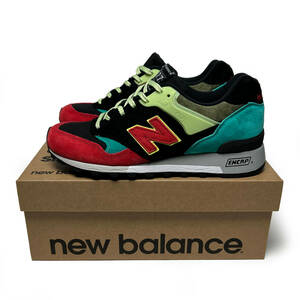 新品 NEW BALANCE M577 ST NAG 25.5cm US 7.5D Made In England ニューバランス UK イングランド ブラック マルチカラー 576