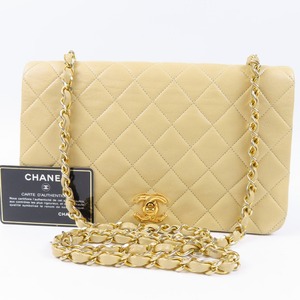 42663★1円スタート★CHANEL シャネル 極美品 マトラッセ チェーンショルダーバッグ ターンロック ココマーク ヴィンテージ ラムスキン