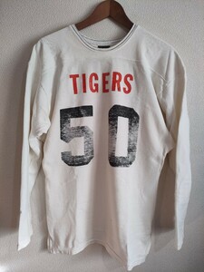 50s サウスランドアスレチック　フットボールTシャツ　L USA製 エルボーパッチ 60s チャンピオン