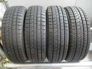 R684■ 中古タイヤ スタッドレス 2022年 155/65R13 深溝9.5分！冬4本価格！BS VRX2 法人宛/営業所止め送料無料 ミラジーノ エッセ パレット