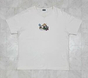 KITH NYC キス【Discere Faciendo Cream T-Shirt】22SS ロゴ プリント Tシャツ XLサイズ クリーム