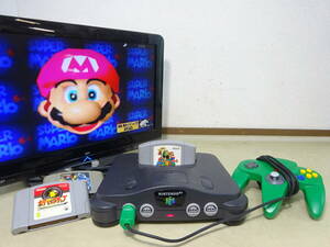 京都10☆ Nintendo 任天堂 Nintendo64 NUS-001 ニンテンドー ソフト カセット 3タイトル ポケモン マリオ 動作品