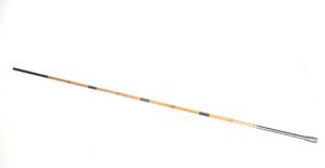 昭和期 へら竿 振り出し竿 釣道具 全長255cm へらぶな釣りに用いる専用の釣竿です。 TAK501