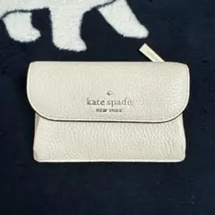 ケイトスペード kate spade カードケース 小銭入れ ミニ財布 ホワイト