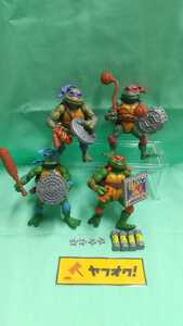 ビンテージ タートルズ TMNT フィギュア ムービースター 4体