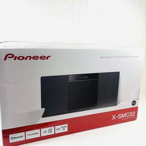 美品 Pioneer ミニコンポ X-SMC02 スリムCDミニコンポ CDプレーヤー パイオニア ブラック 取扱説明書付き ラジオ Bluetooth