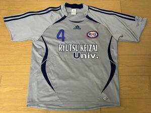 adidas 流通経済大学サッカー部 ユニフォーム #4 美品 Oサイズ 日本製 守田英正 満田誠