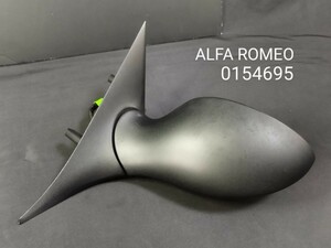 ★美品 アルファロメオ 156 ドアミラー 素地タイプ 左 0154695 ALFAROMEO 156 内側 左側 助手席 車 電装 パーツ サイドミラー