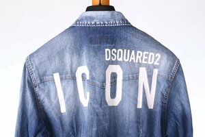 ディースクエアード デニムシャツ メンズ ウエスタン アイコンロゴ サイズ44 DSQUARED2ICON WESTERN DENIM ST 79DL0030 S30341