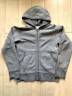 スプルース　カナダ製　Mサイズ　霜降　グレー　zip パーカー