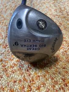 中古☆ゴルフクラブ☆Callaway☆BIG BERTHA☆1番☆9°