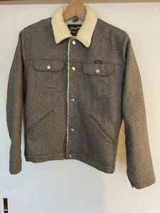 Wrangler x BEAMS 別注 wrange coat S ウール ボア ラングラー ボアジャケット トラッカージャケットランチコート / 古着 USED 中古