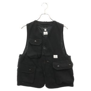 Engineered Garments エンジニアド ガーメンツ EG Upland Vest (Rip) リップストップ アップランドベスト ブラック