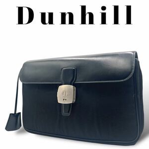 dunhill　ダンヒル　クラッチバッグ　セカンドバッグ　ブラック