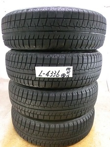 L-4336 中古スタッドレス ブリヂストン BLIZZAK REVO GZ 175/65R15 84Q (4本)