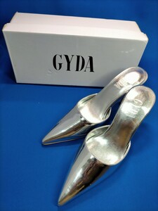 GYDA 　ジェイダ　メタリック　ポインテッド　ミュールS 　22.5相当　未使用品　新品　/