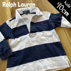 キッズ Ralph Lauren 長袖ボーダーラガーシャツ