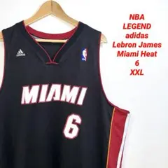 希少！NBA アディダス レブロンジェームズ　Miami Heat 6