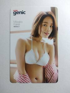 ■■■■■ゲリラセールパート①■■■■■ENTAME genic 筧美和子 テレホンカードＡ