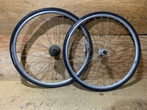 ALEXRIMS R500 700c ロードバイク ホイール 8速 前後セット 中古パーツ