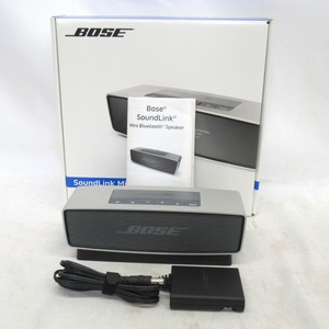 KR56661 ボーズ スピーカー Bluetooth スピーカー Soundlink mini ポータブルスピーカー シルバー Bose 中古