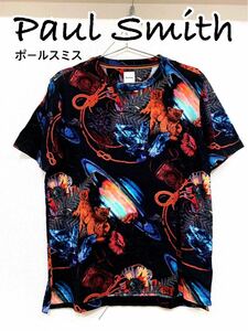 ポールスミス　 Tシャツ　 総柄　日本製