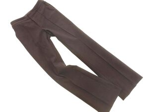 INDIVI インディヴィ パンツ size34/茶 ■■ ☆ egb7 レディース