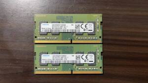 メモリ DDR4 PC4-2666V 4GB 2枚 セット 合計8GB ノートPC用 ⑤