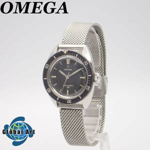 え06081/OMEGA オメガ/シーマスター/120/手巻き/腕時計/文字盤 ブラック