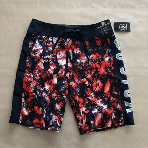 新品・未使用　VOLCOM 子供 スイムウェア サーフパンツ ◆ 24 ◆ C0822109 ネイビー ボルコム