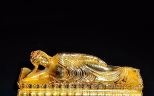 清代　鍍金　古銅仏像