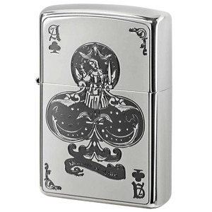 Zippo ジッポライター デビル トランプ クローバー シルバー Devil Trump 1201S286