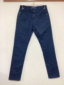 W-1178 ZARA MAN ザラマン ストレッチカラーパンツ W29 ネイビー