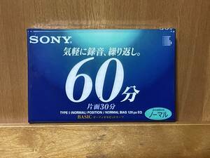 SONY ベーシックカセット 60☆ノーマルポジション 60分