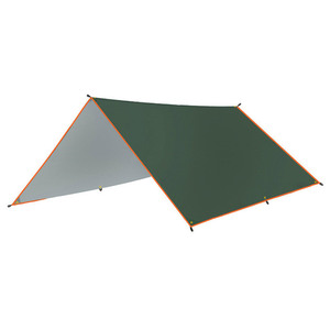 天幕シェード 防水タープ キャンプテント サンシェルター 日除け 軽量 収納バック付 緑色3x3Mサイズ アウトドア キャンプ用品