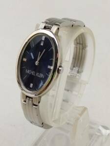 0228-0020 　 中古品★MICHEL KLEIN ミッシェルクラン 1N00-0EG0 クォーツ 2針 アナログ シルバー レディース腕時計