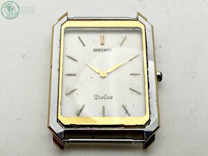 AK0606944　＊ SEIKO セイコー DOLCE ドルチェ 7740-5010 白文字盤 2針 スクエア フェイスのみ メンズ QZ クォーツ 腕時計