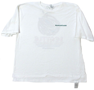 MANASTASH マナスタッシュseattle tee Lサイズ シアトル Tシャツ ホワイト 792-3134067