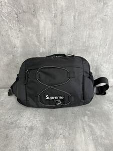 Supreme 2017ss waistbag 黒 ボディバッグ ウエストバッグ