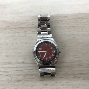 SWATCH スウォッチ IRONY アイロニー 赤文字盤 腕時計[C5338]