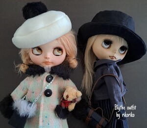 RIKORIKO ＊ Blythe outfit カジュアルなお洋服とくまさん ☆１５点セット ＊