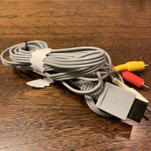 中古品　任天堂 Wii 純正　AVケーブル　RVL-009