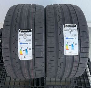 2022年製 在庫有 未使用 コンチネンタル SportContact 6 295/40R20 110Y XL MGT（マセラティ承認） 2本セット 送料込59,000円