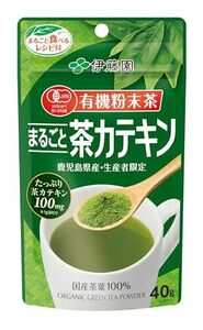 伊藤園 有機粉末茶 まるごと茶カテキン 40g×3袋