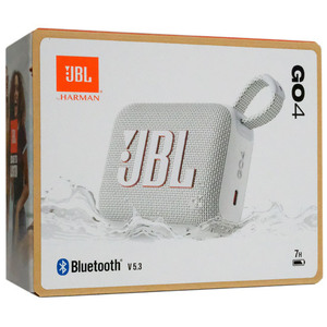 JBL ポータブルBluetoothスピーカー GO 4 JBLGO4WHT ホワイト 未使用 [管理:1150028238]