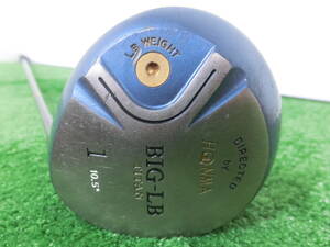 激安♪HONMA ホンマ BIG-LB 1W ドライバー 10.5° /純正 シャフト TITANIUM CARBON FLEX-R-1 G8799♪