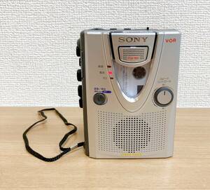 【SONY ソニー カセットレコーダー「TCM-400」】ポータブル/ジャンク/部品取りなどに/K58-589