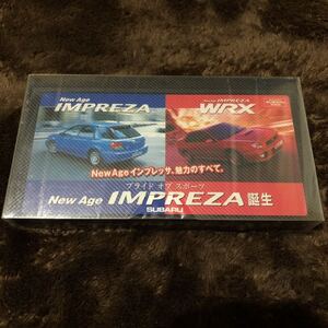 激レア！未使用スバルインプレッサWRXプロモーションビデオ　IMPREZA VHS SUBARU