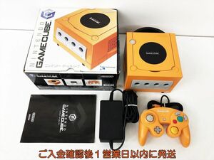 【1円】任天堂 ゲームキューブ 本体 セット オレンジ ニンテンドーGC 未検品ジャンク ゲーム機 D08-991jy/G4